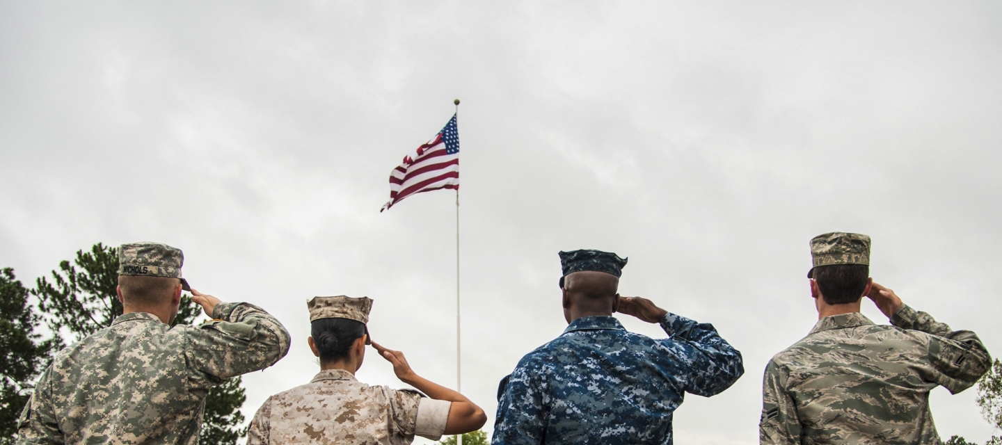 Saluting Service Members